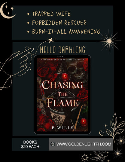 Chasing the Flame — Stenciled Sprayed Edge Edition